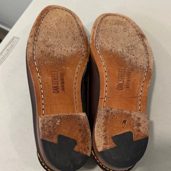 Chromexel Classic Brown Leather Loafers for Men